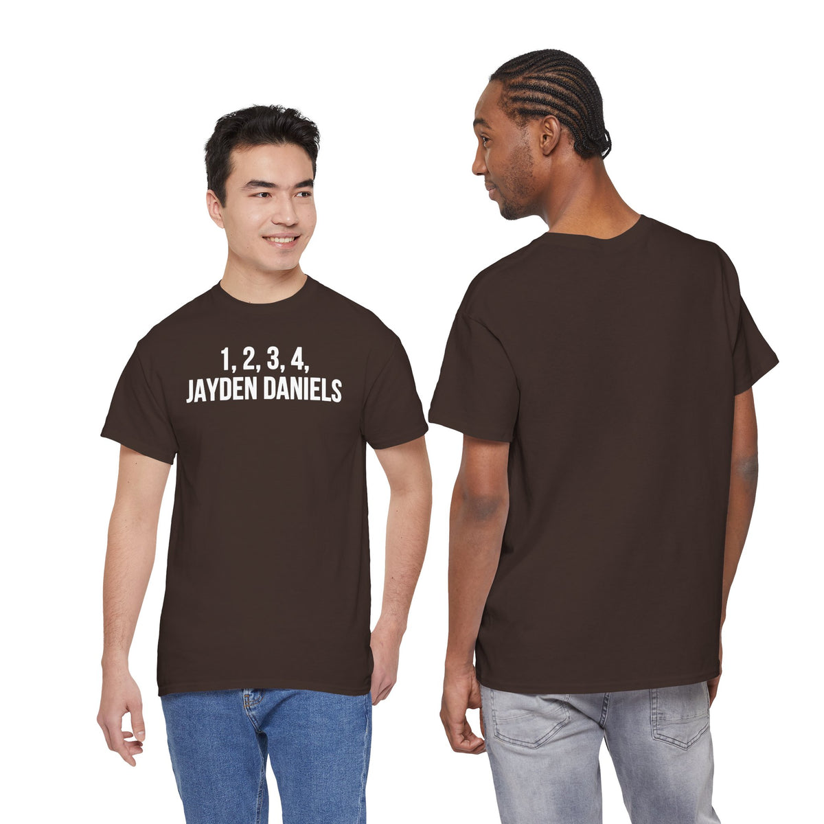 1 2 3 4 Jayden Daniels Shirt, Jayden Daniels Tee, Washington Commanders Shirt, Commanders Fan Gift, Football Fan Tee, QB Shirt