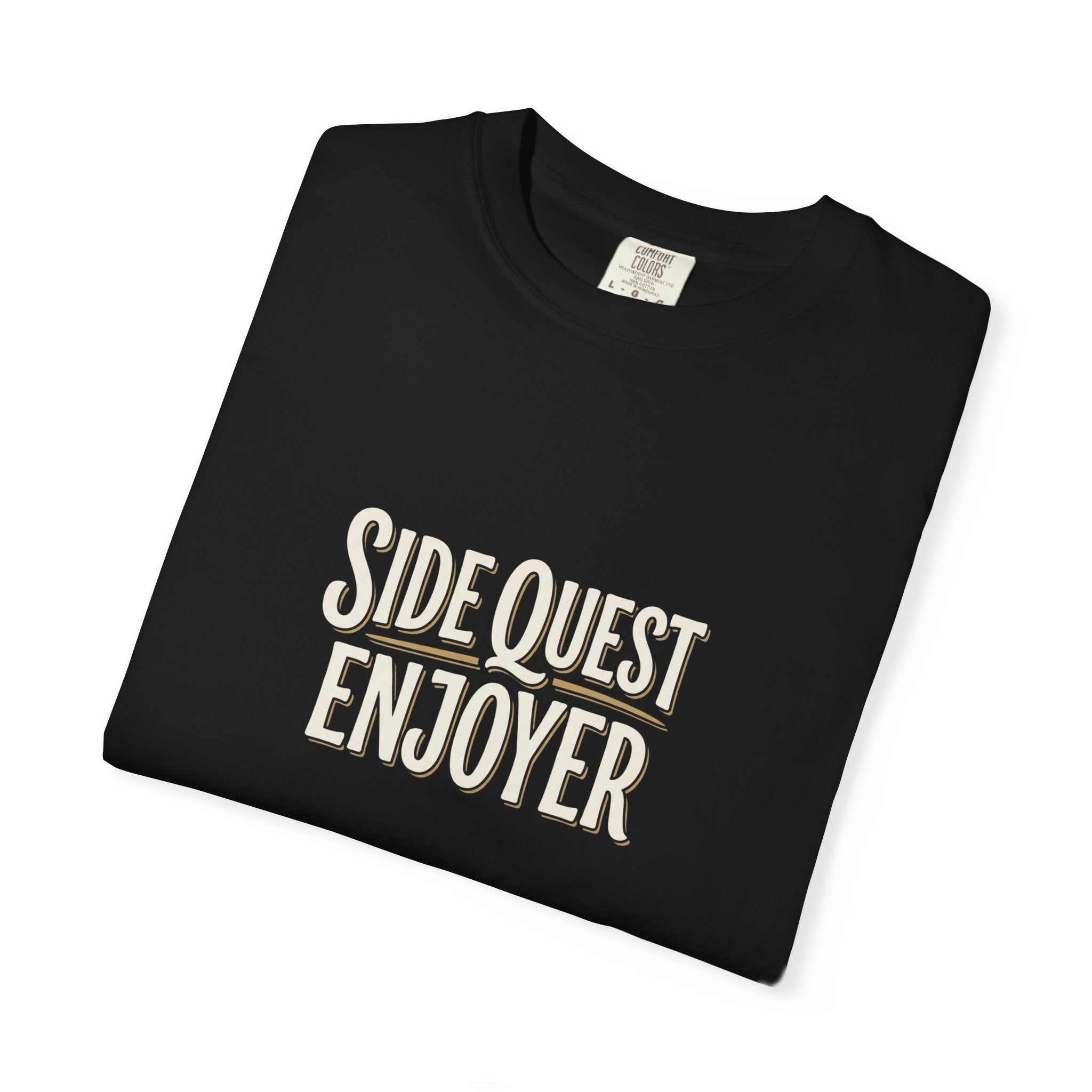Side Quest Enjoyer T-Shirt — Retro Gamer Adventure Tee
