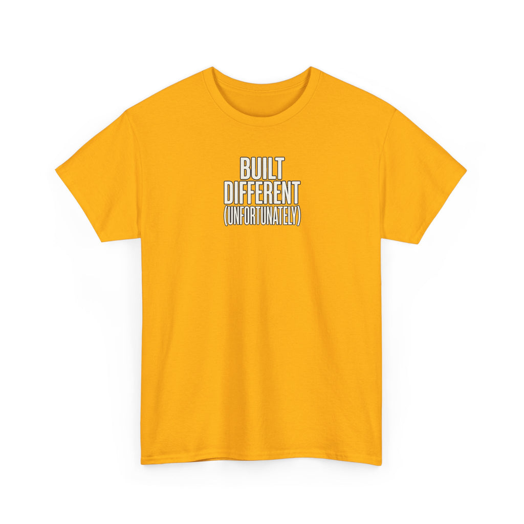 Built Different Tee — Bold Minimalist Graphic T-Shirt