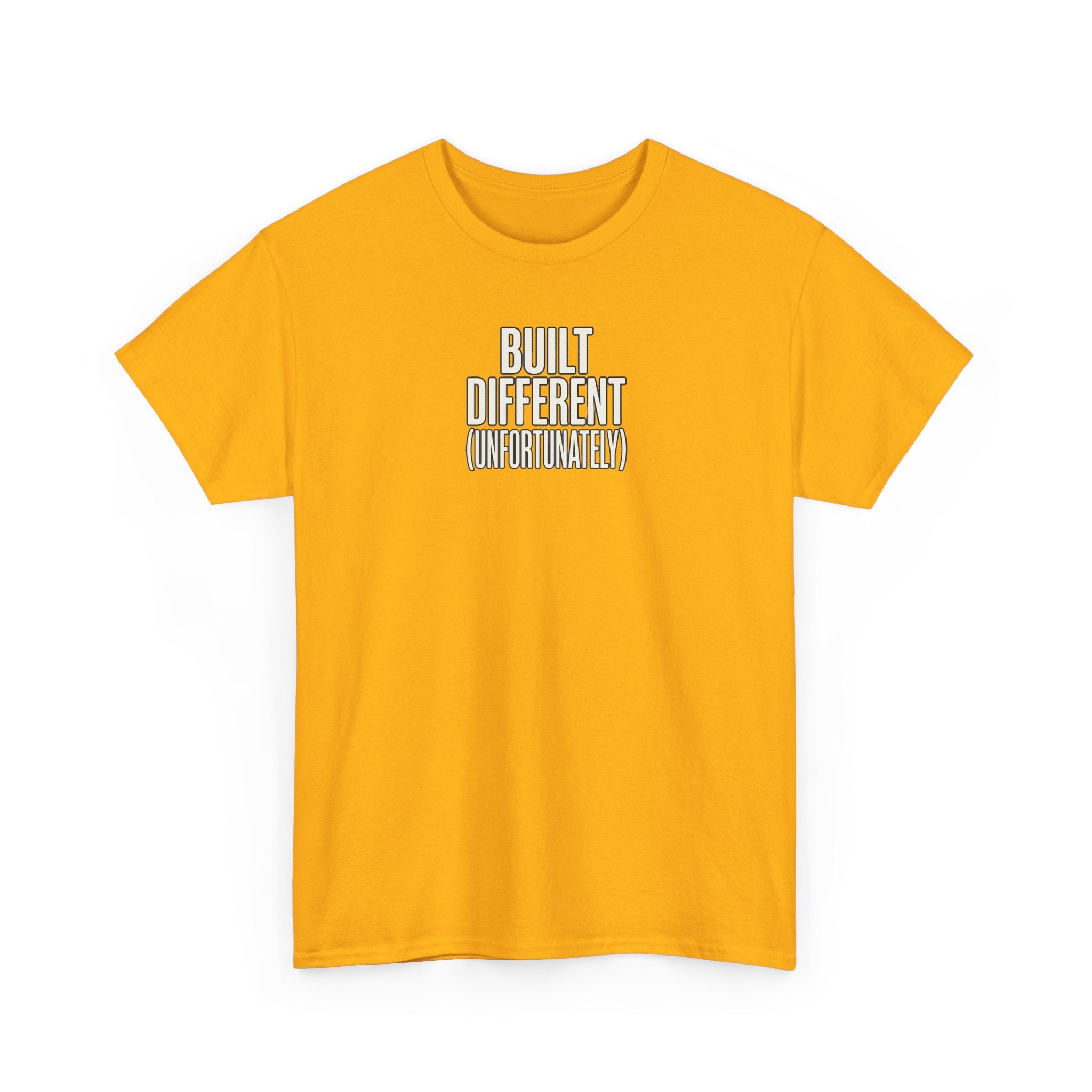 Built Different Tee — Bold Minimalist Graphic T-Shirt
