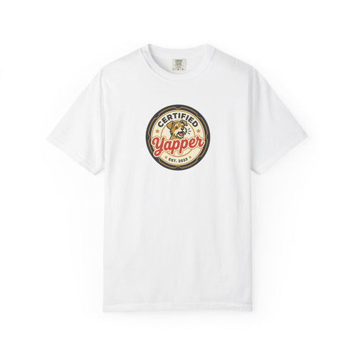 Certified Yapper T-Shirt — Funny Dog Lover Tee