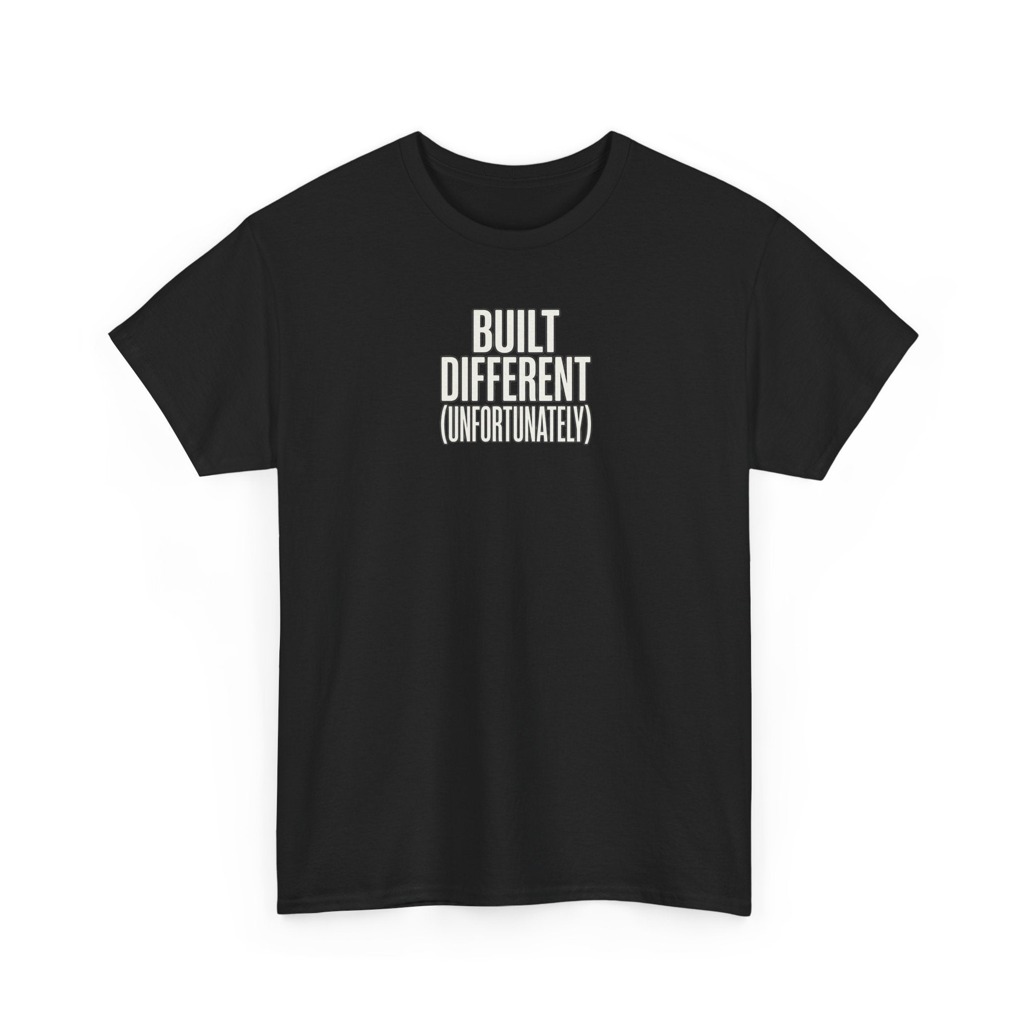 Built Different Tee — Bold Minimalist Graphic T-Shirt