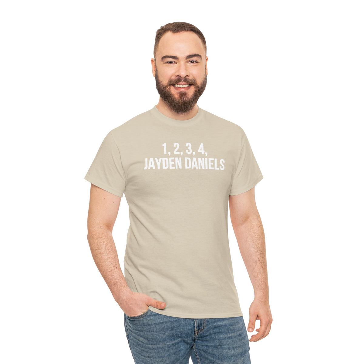 1 2 3 4 Jayden Daniels Shirt, Jayden Daniels Tee, Washington Commanders Shirt, Commanders Fan Gift, Football Fan Tee, QB Shirt