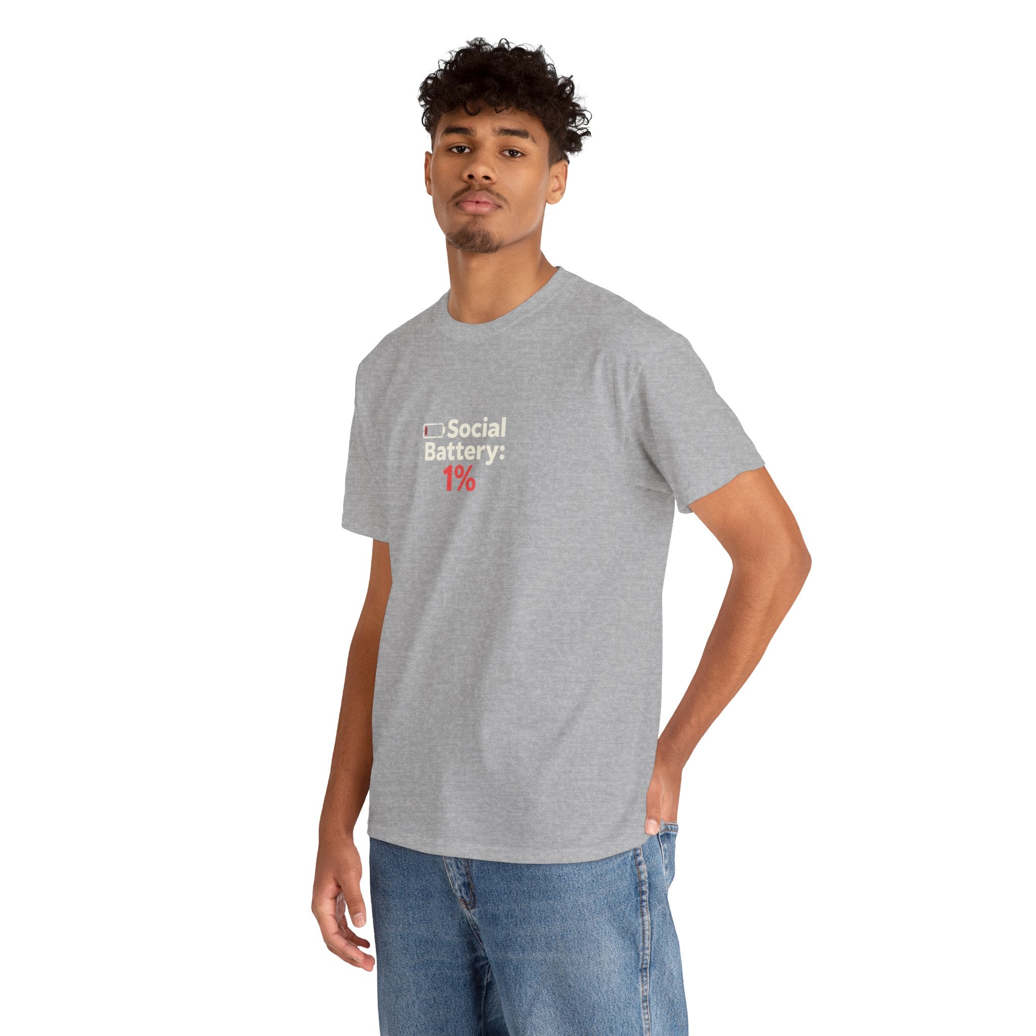 Social Battery 1% T-Shirt