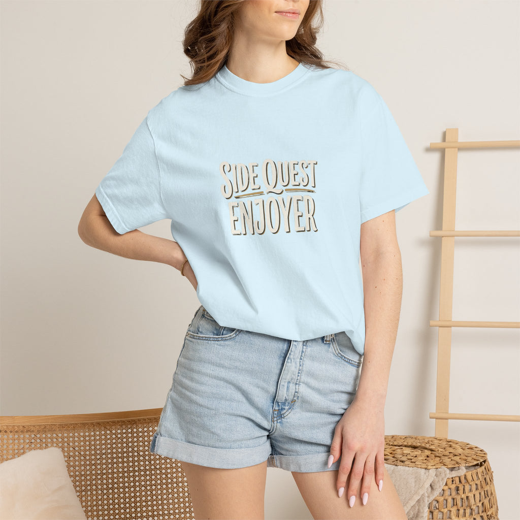 Side Quest Enjoyer T-Shirt — Retro Gamer Adventure Tee