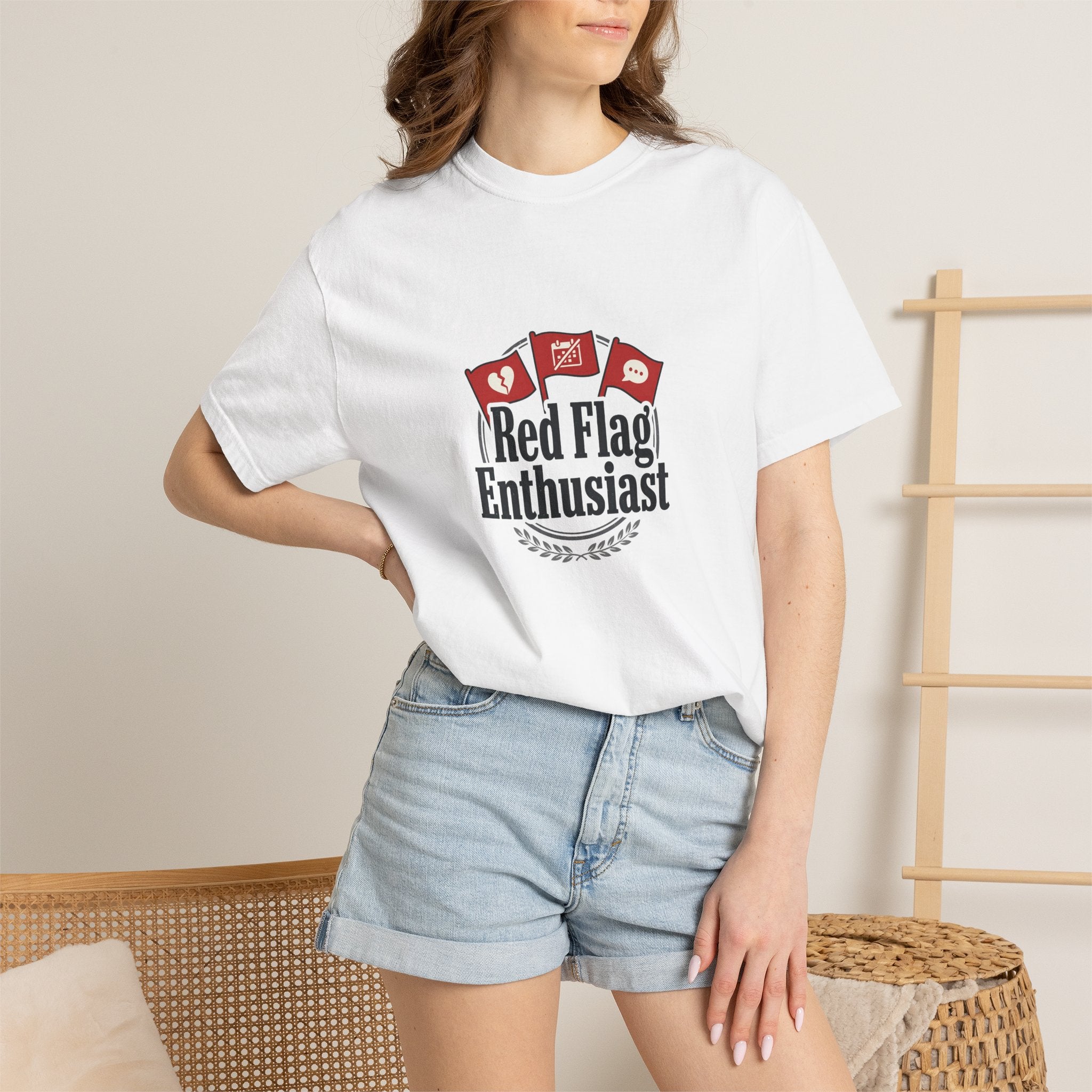 T-Shirt — "Red Flag Enthusiast" Graphic Tee