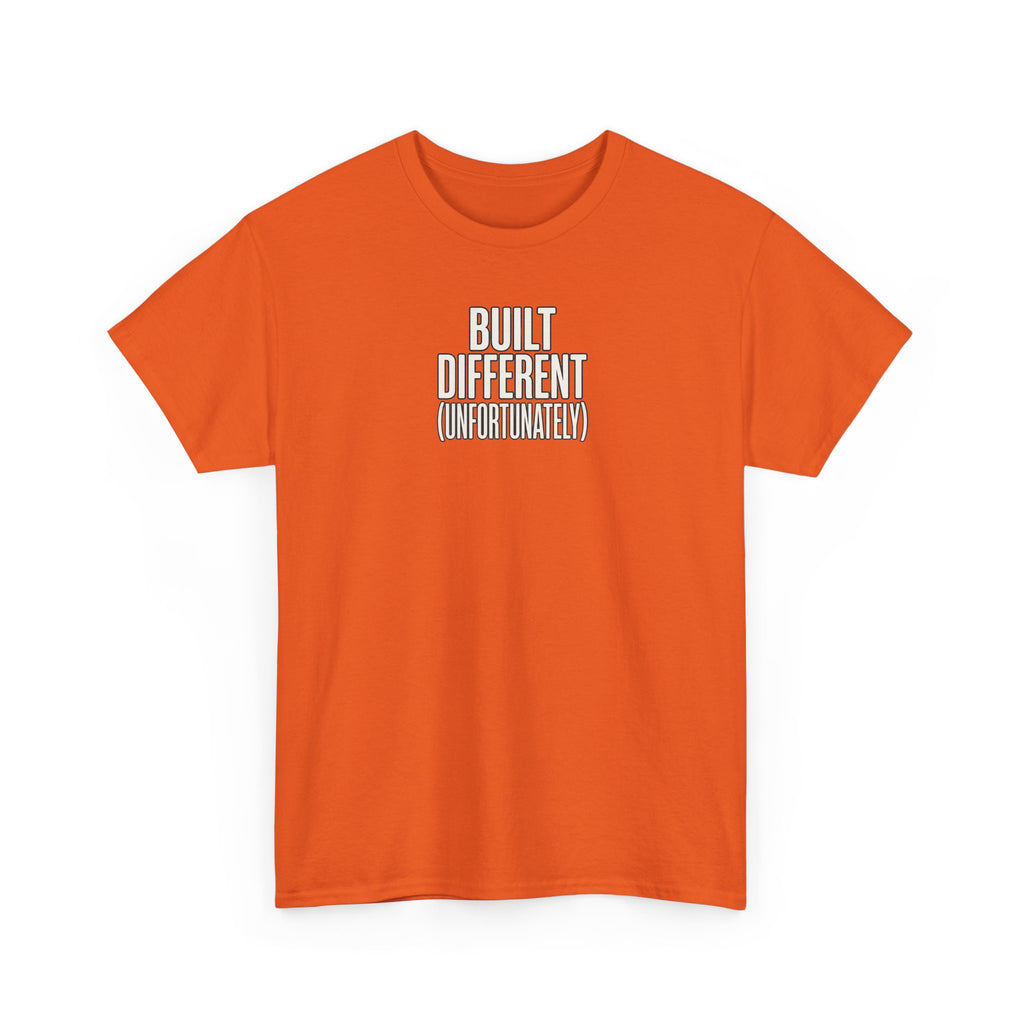 Built Different Tee — Bold Minimalist Graphic T-Shirt