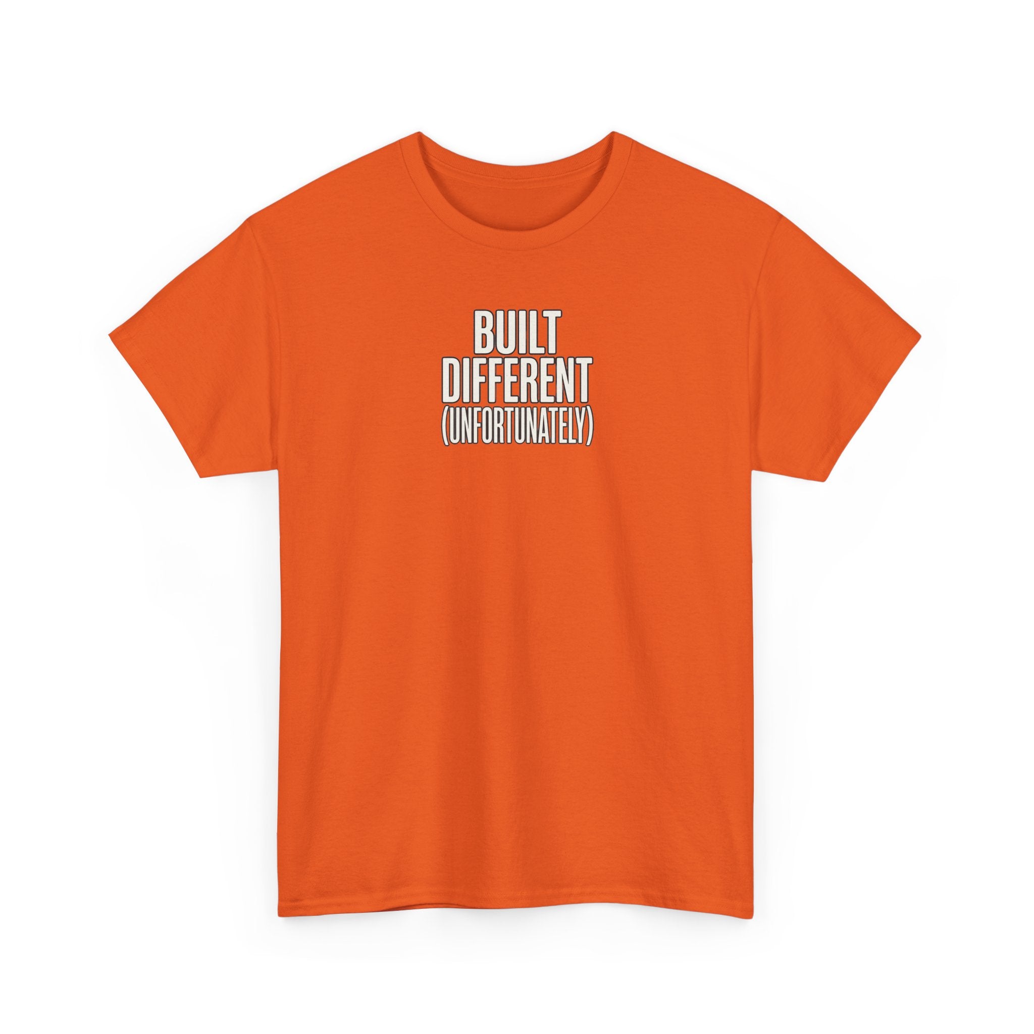 Built Different Tee — Bold Minimalist Graphic T-Shirt