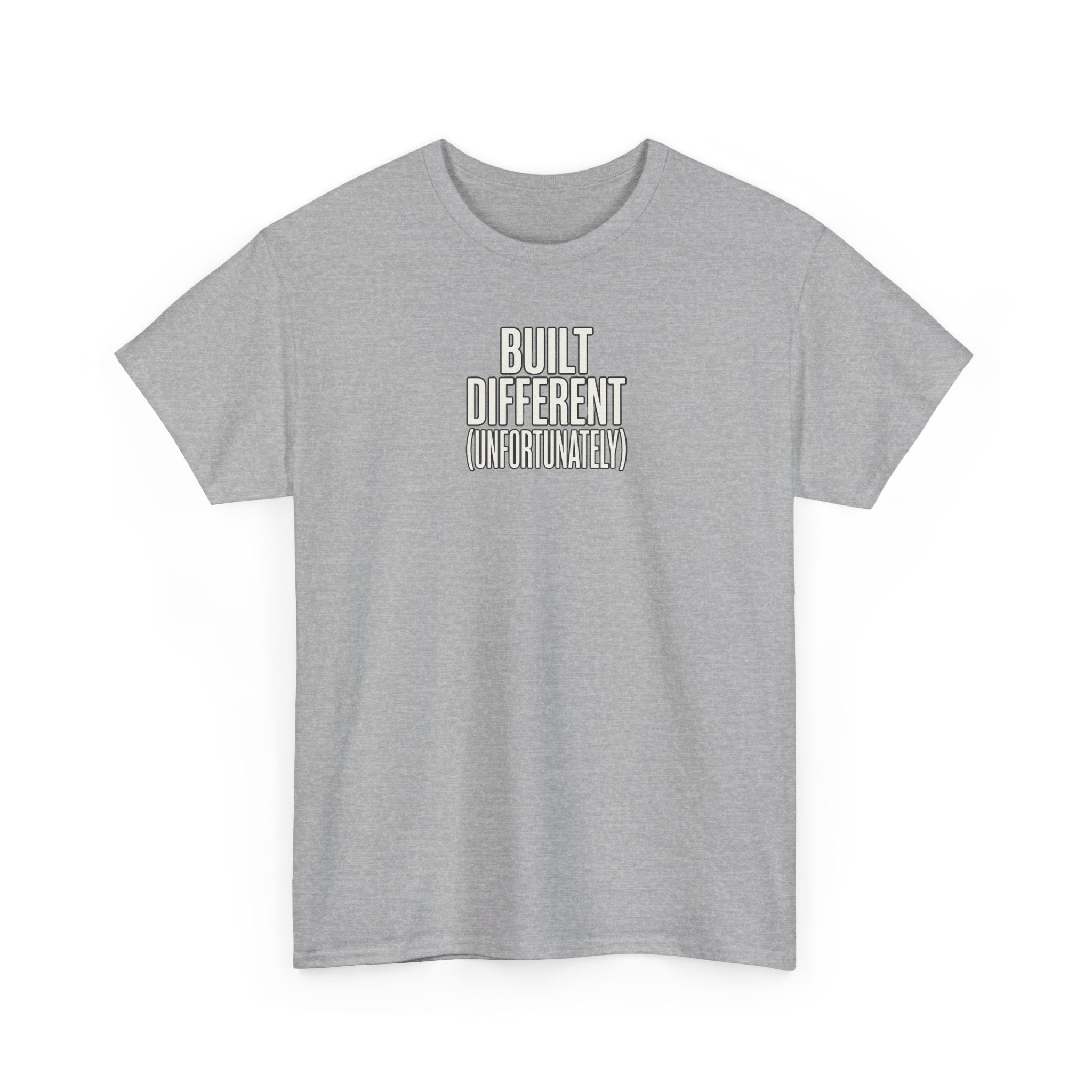 Built Different Tee — Bold Minimalist Graphic T-Shirt
