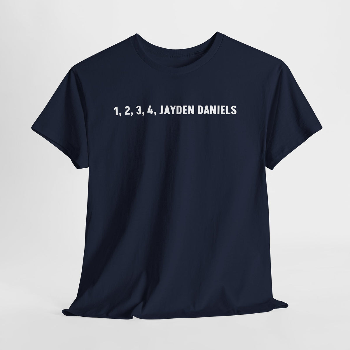 1 2 3 4 Jayden Daniels Shirt, Jayden Daniels Tee, Washington Commanders Shirt, Commanders Fan Gift, Football Fan Tee, QB Shirt