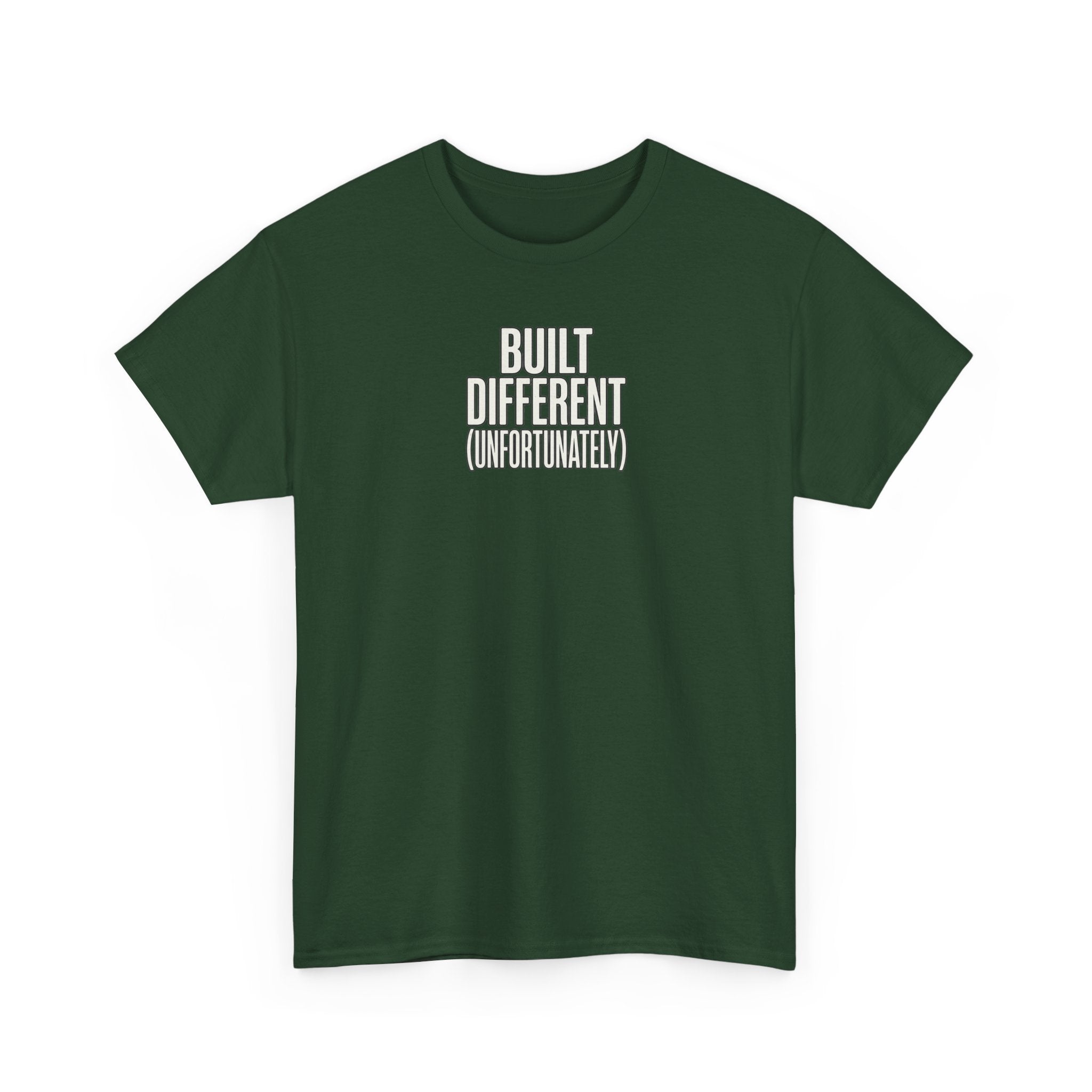 Built Different Tee — Bold Minimalist Graphic T-Shirt