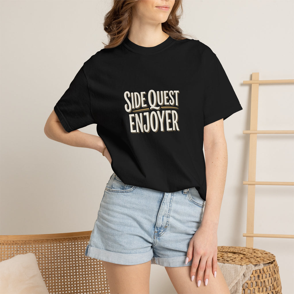 Side Quest Enjoyer T-Shirt — Retro Gamer Adventure Tee