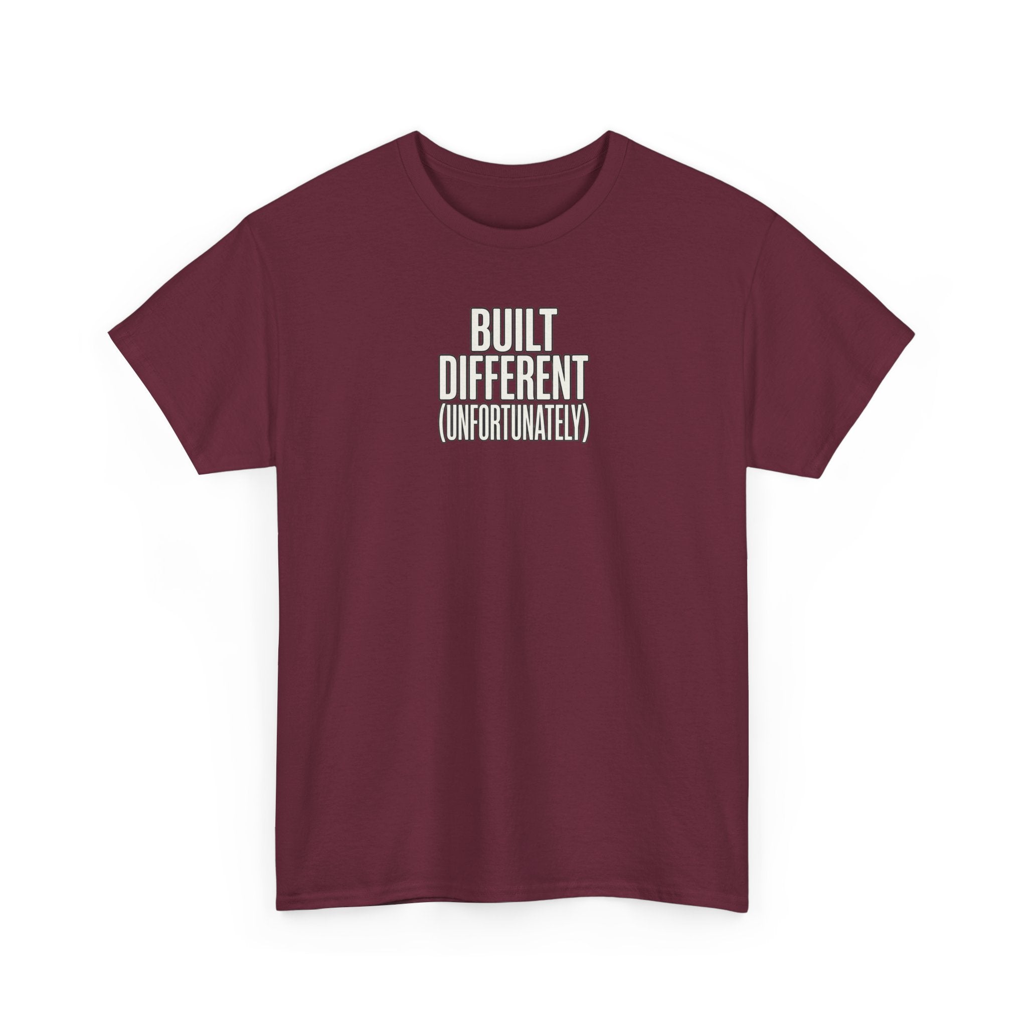Built Different Tee — Bold Minimalist Graphic T-Shirt