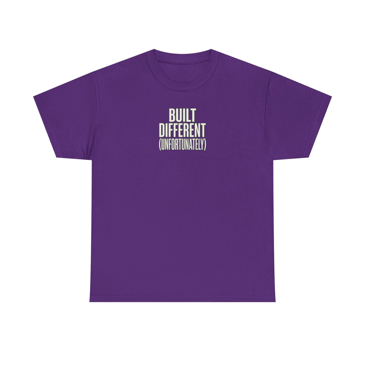 Built Different Tee — Bold Minimalist Graphic T-Shirt