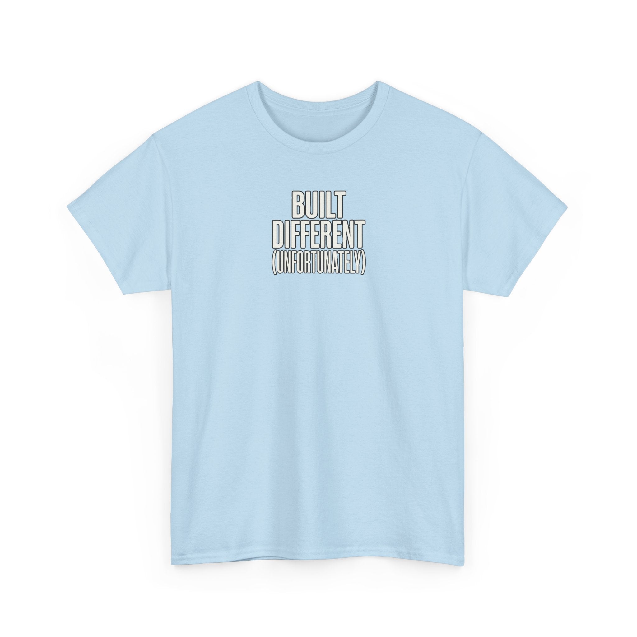 Built Different Tee — Bold Minimalist Graphic T-Shirt