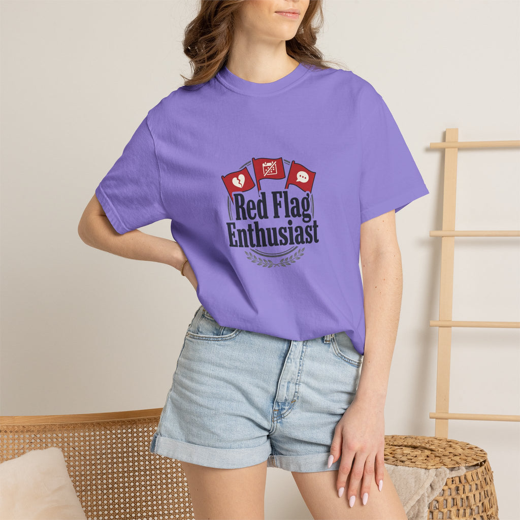 T-Shirt — "Red Flag Enthusiast" Graphic Tee