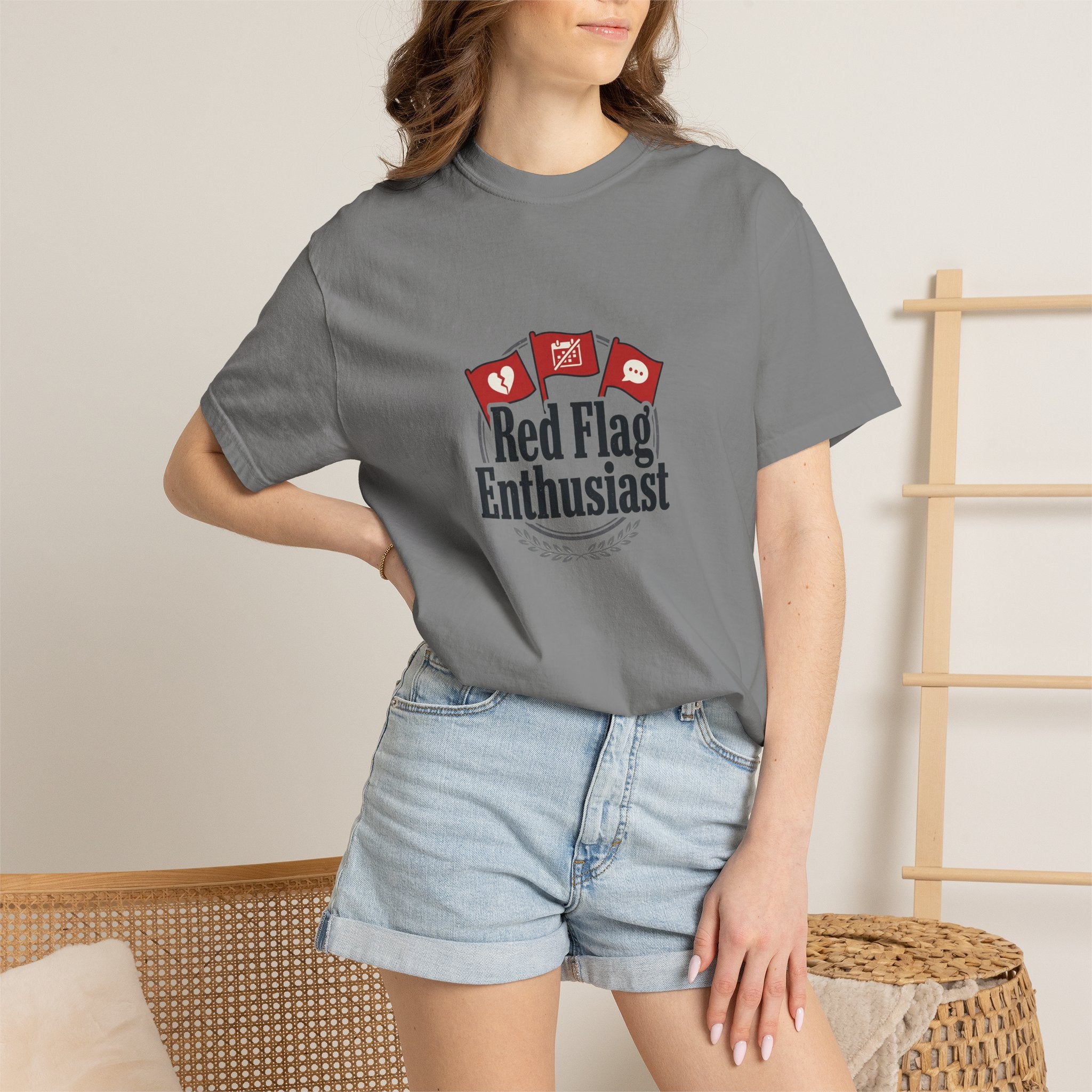 T-Shirt — "Red Flag Enthusiast" Graphic Tee