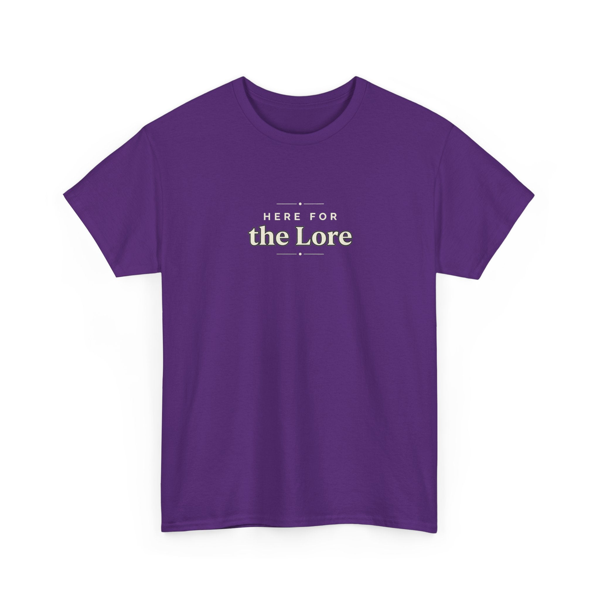 The Lore Graphic Tee — Minimal Vintage Text Shirt