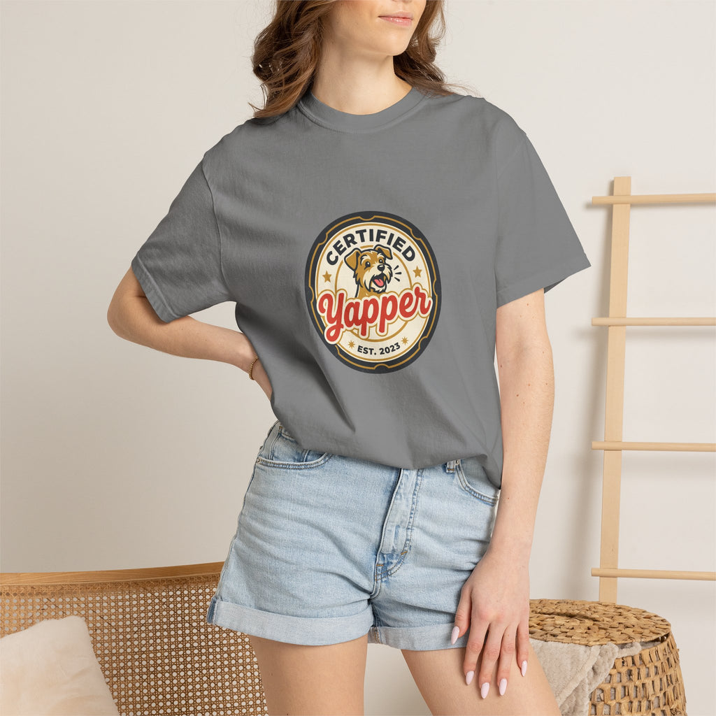Certified Yapper T-Shirt — Funny Dog Lover Tee