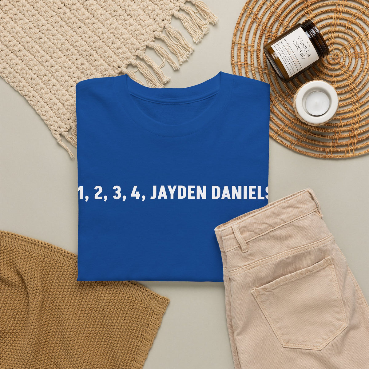 1 2 3 4 Jayden Daniels Shirt, Jayden Daniels Tee, Washington Commanders Shirt, Commanders Fan Gift, Football Fan Tee, QB Shirt