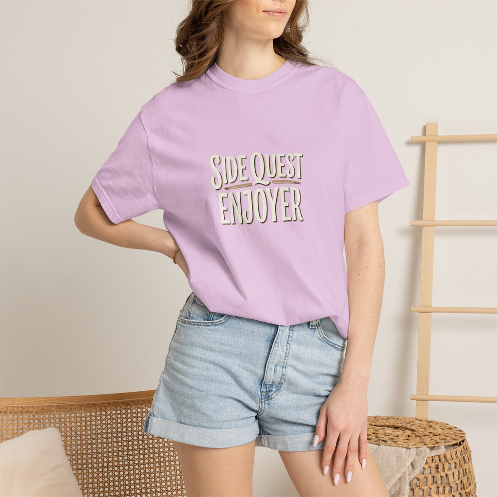 Side Quest Enjoyer T-Shirt — Retro Gamer Adventure Tee
