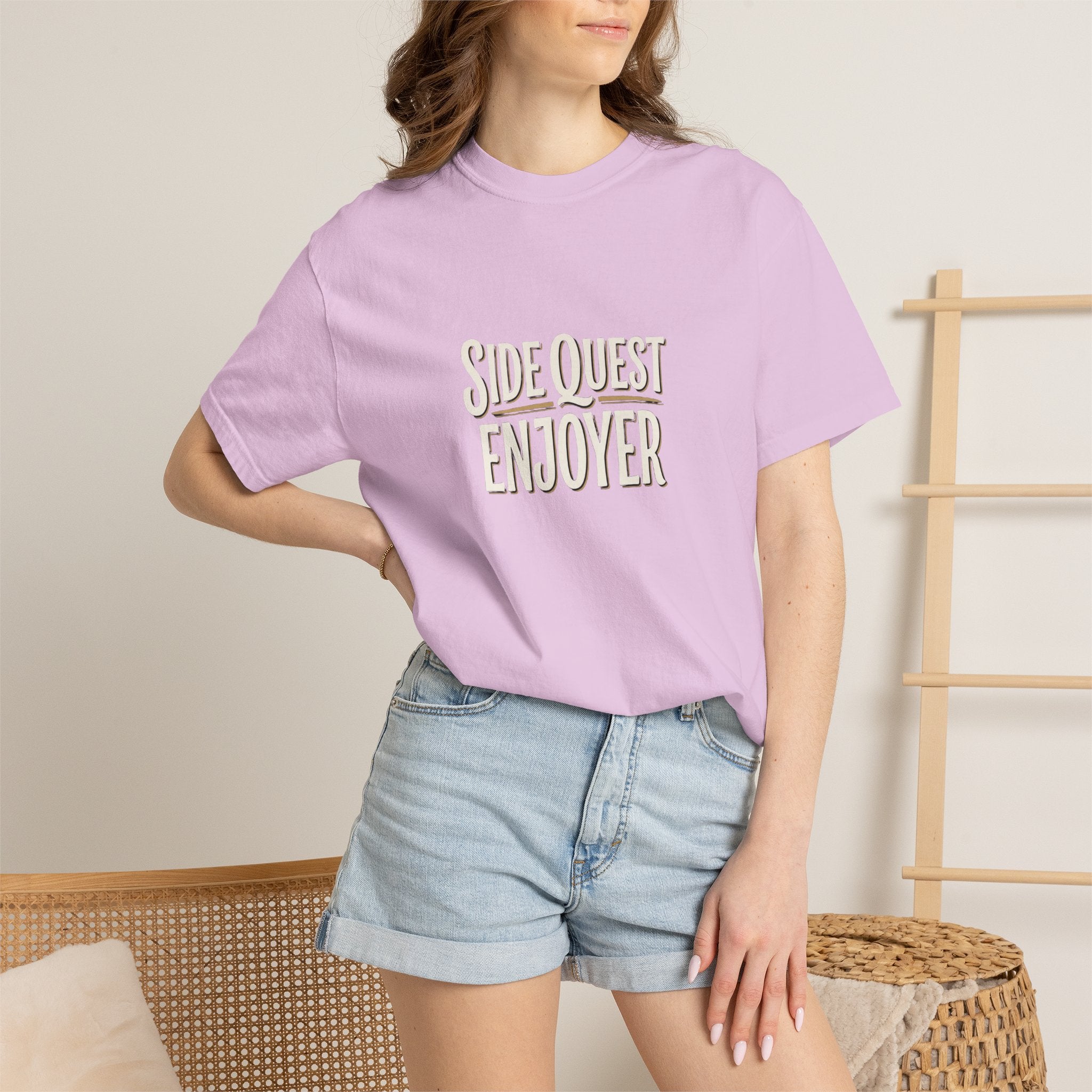 Side Quest Enjoyer T-Shirt — Retro Gamer Adventure Tee