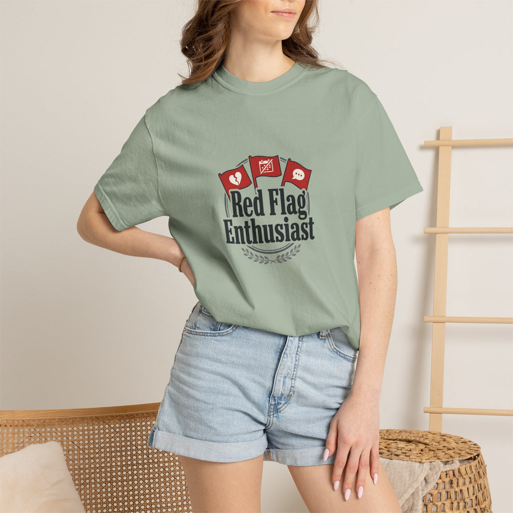 T-Shirt — "Red Flag Enthusiast" Graphic Tee