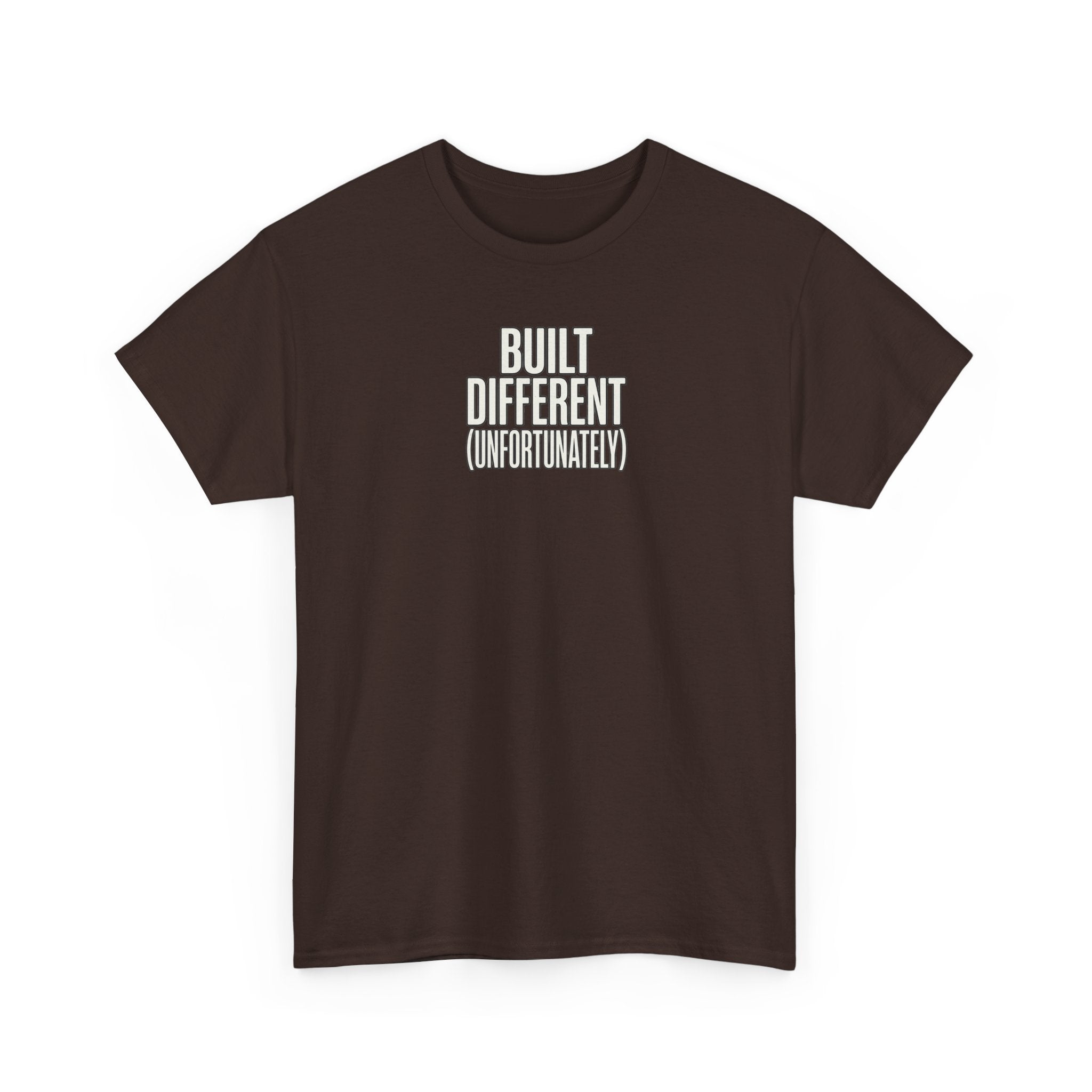 Built Different Tee — Bold Minimalist Graphic T-Shirt