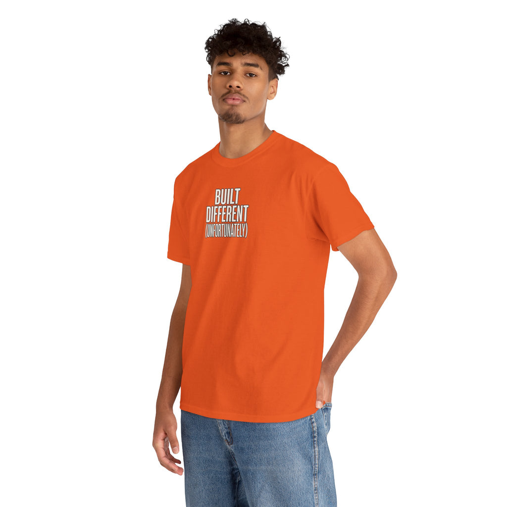Built Different Tee — Bold Minimalist Graphic T-Shirt