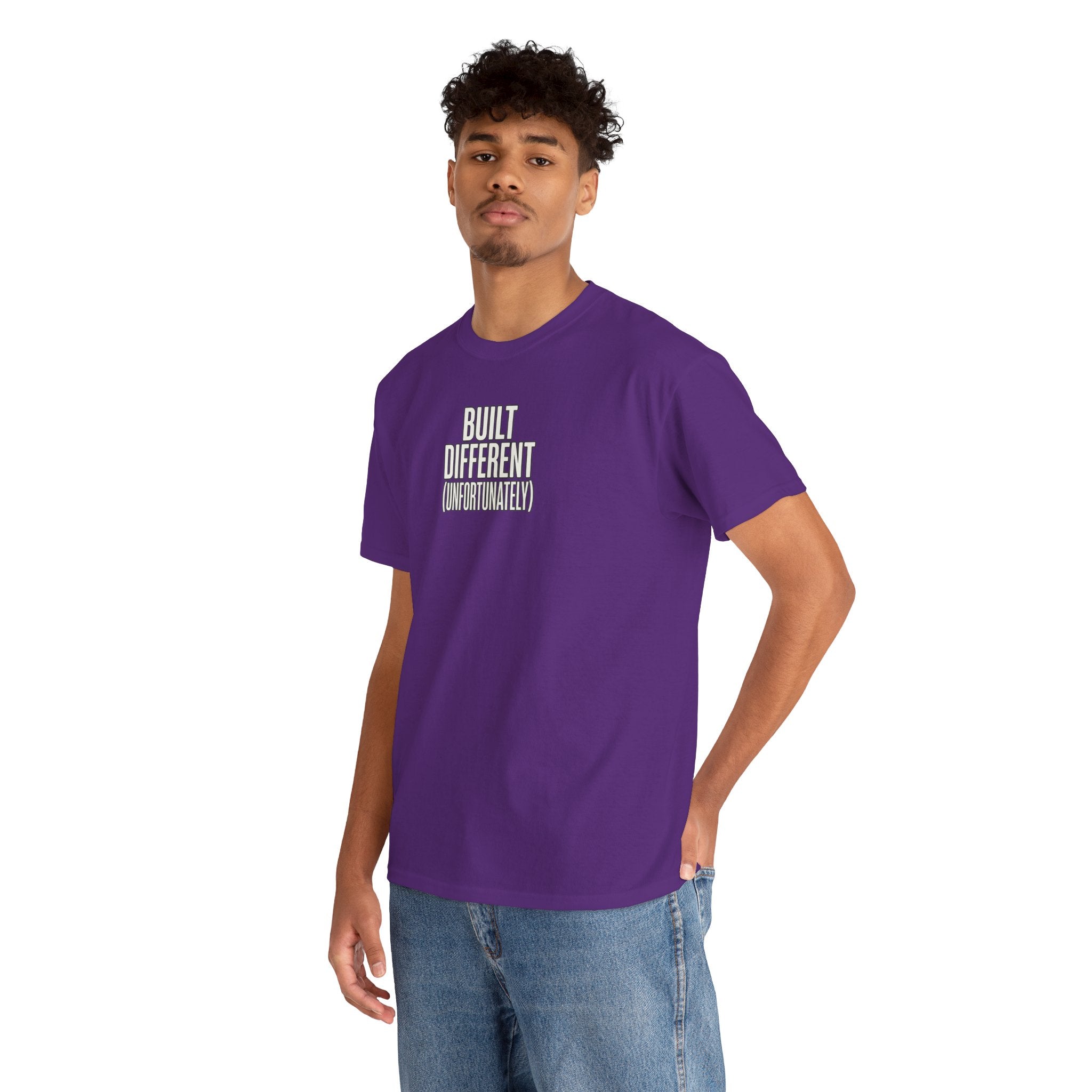 Built Different Tee — Bold Minimalist Graphic T-Shirt
