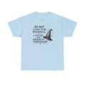 Whimsical Witch Quote Tee — "Do Not Claim to Be Whimsical" Cotton T‑Shirt