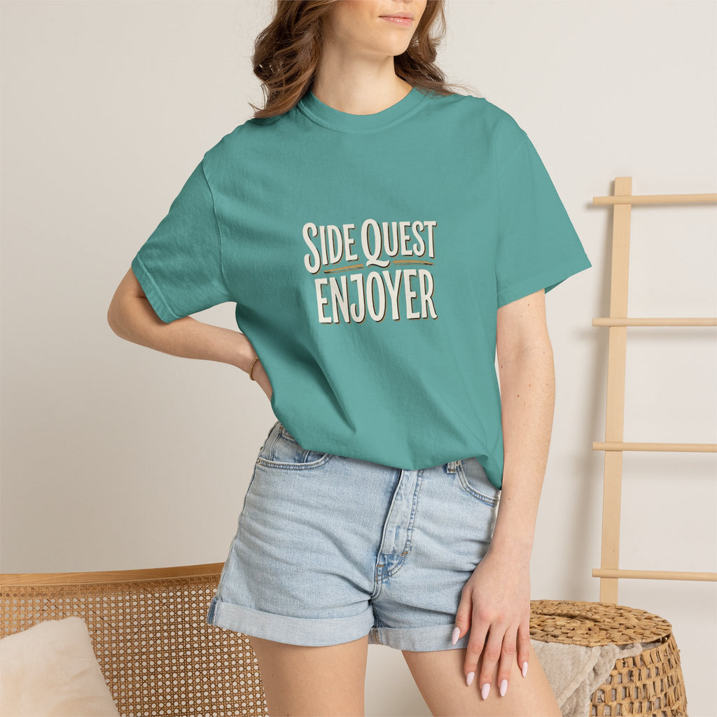 Side Quest Enjoyer T-Shirt — Retro Gamer Adventure Tee