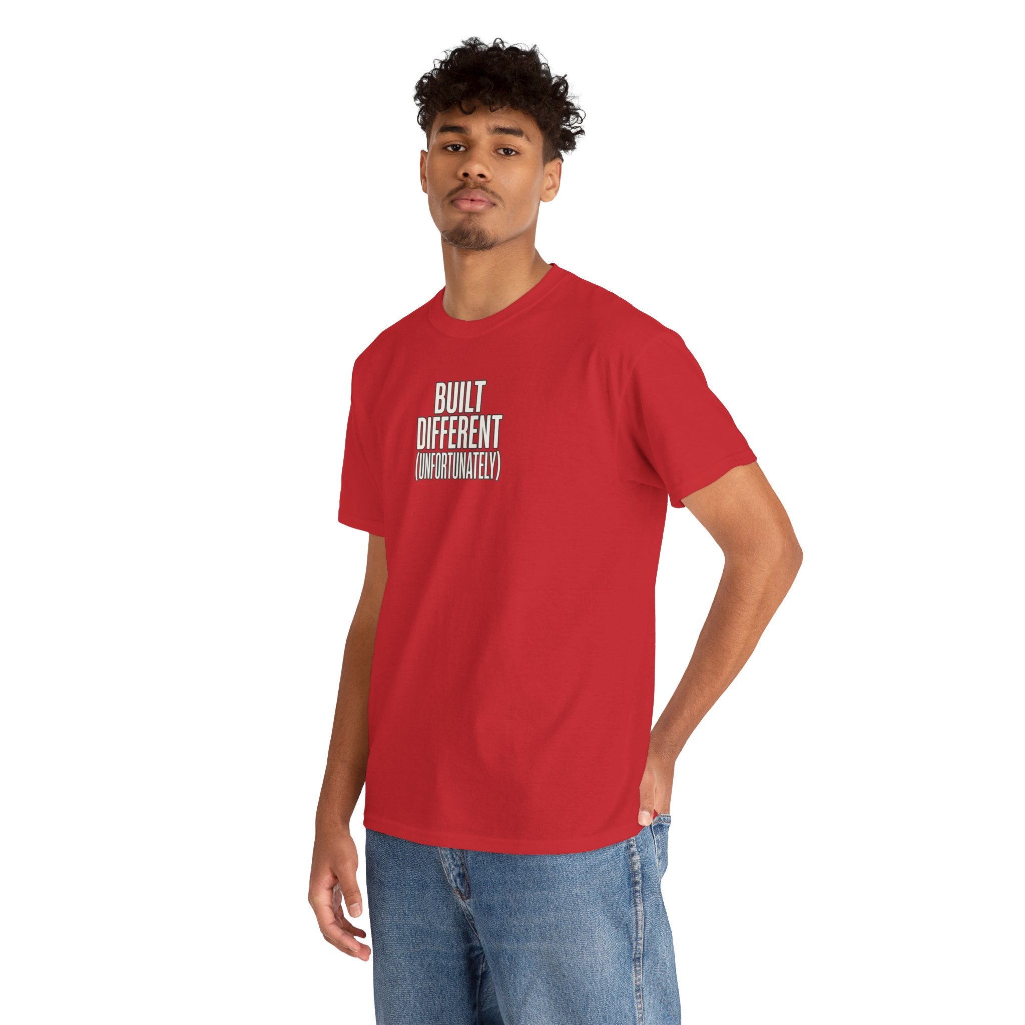 Built Different Tee — Bold Minimalist Graphic T-Shirt
