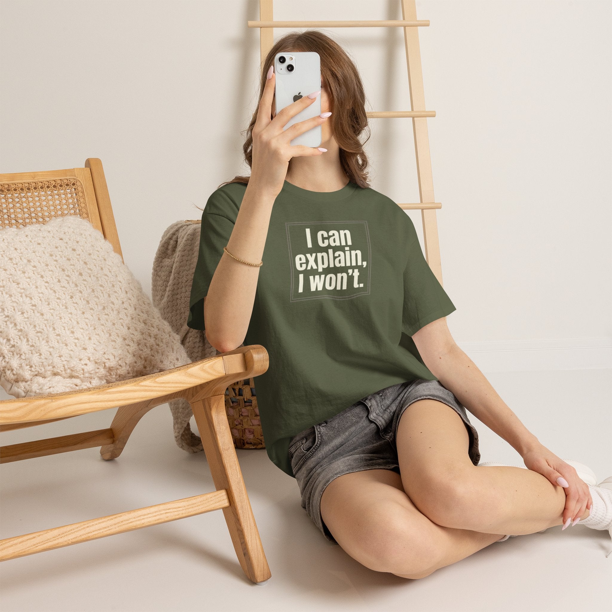I Can Explain, I Won't Tee — Funny Statement Graphic T‑Shirt