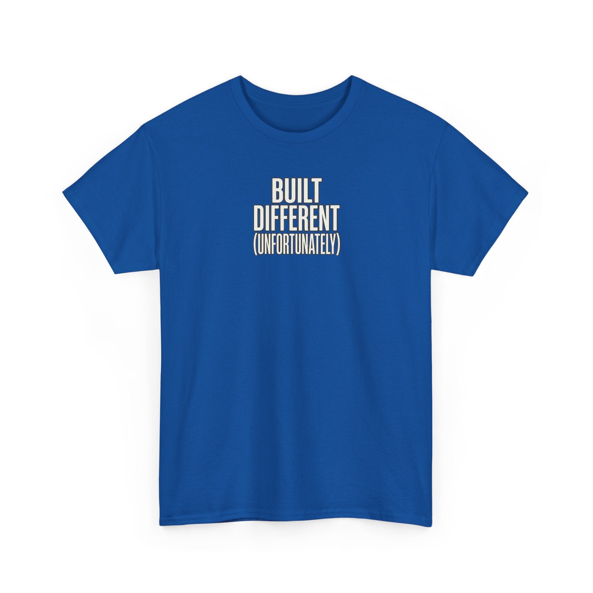 Built Different Tee — Bold Minimalist Graphic T-Shirt