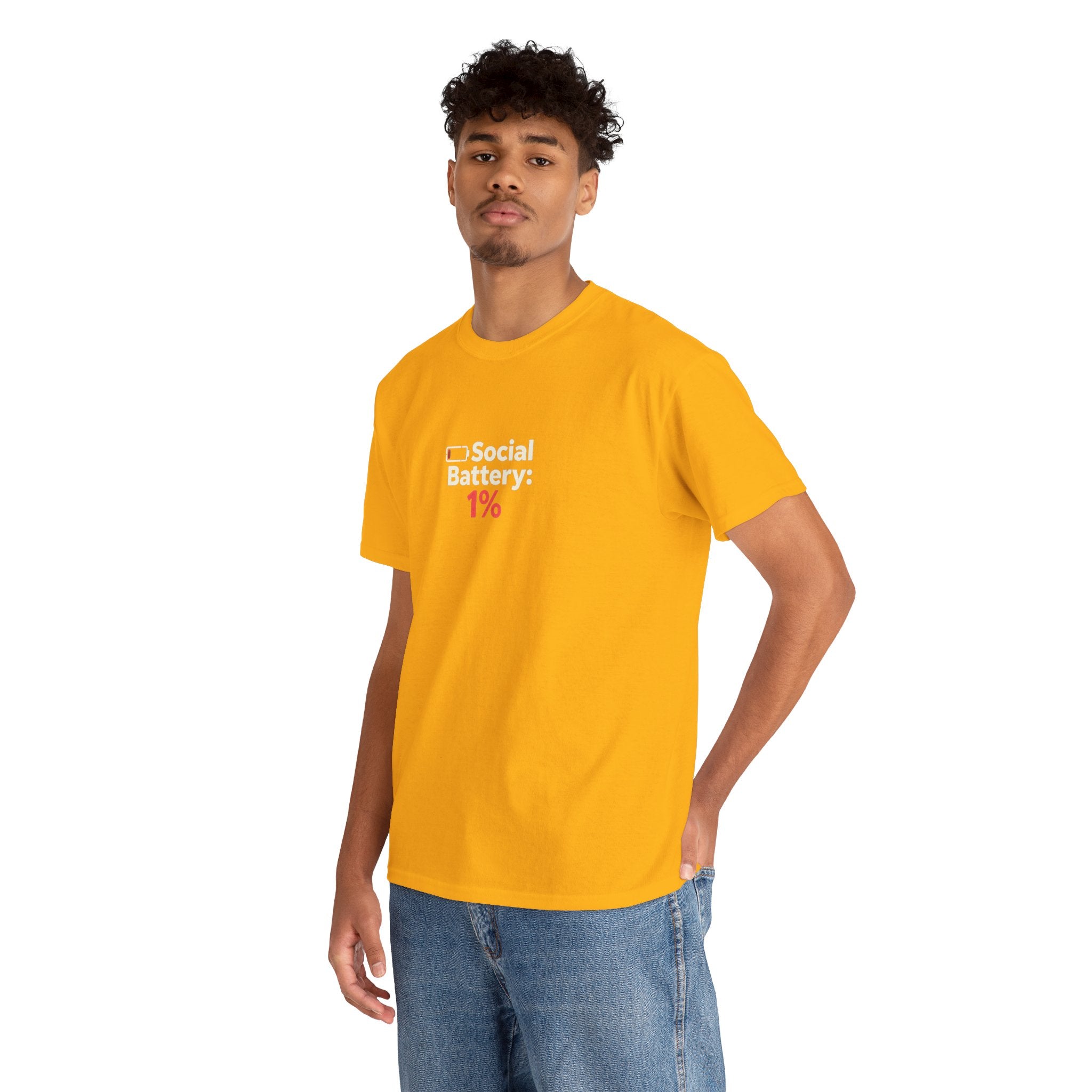 Social Battery 1% T-Shirt
