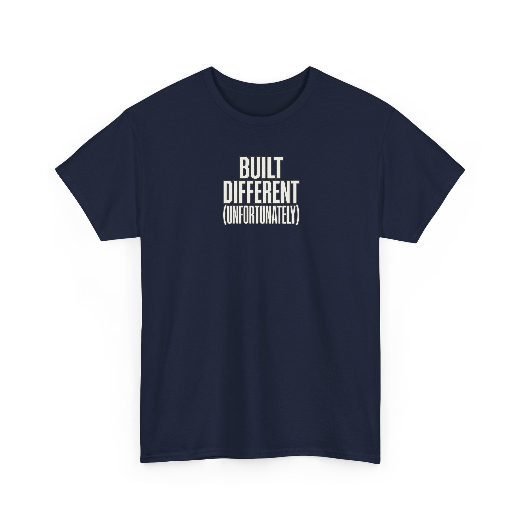 Built Different Tee — Bold Minimalist Graphic T-Shirt