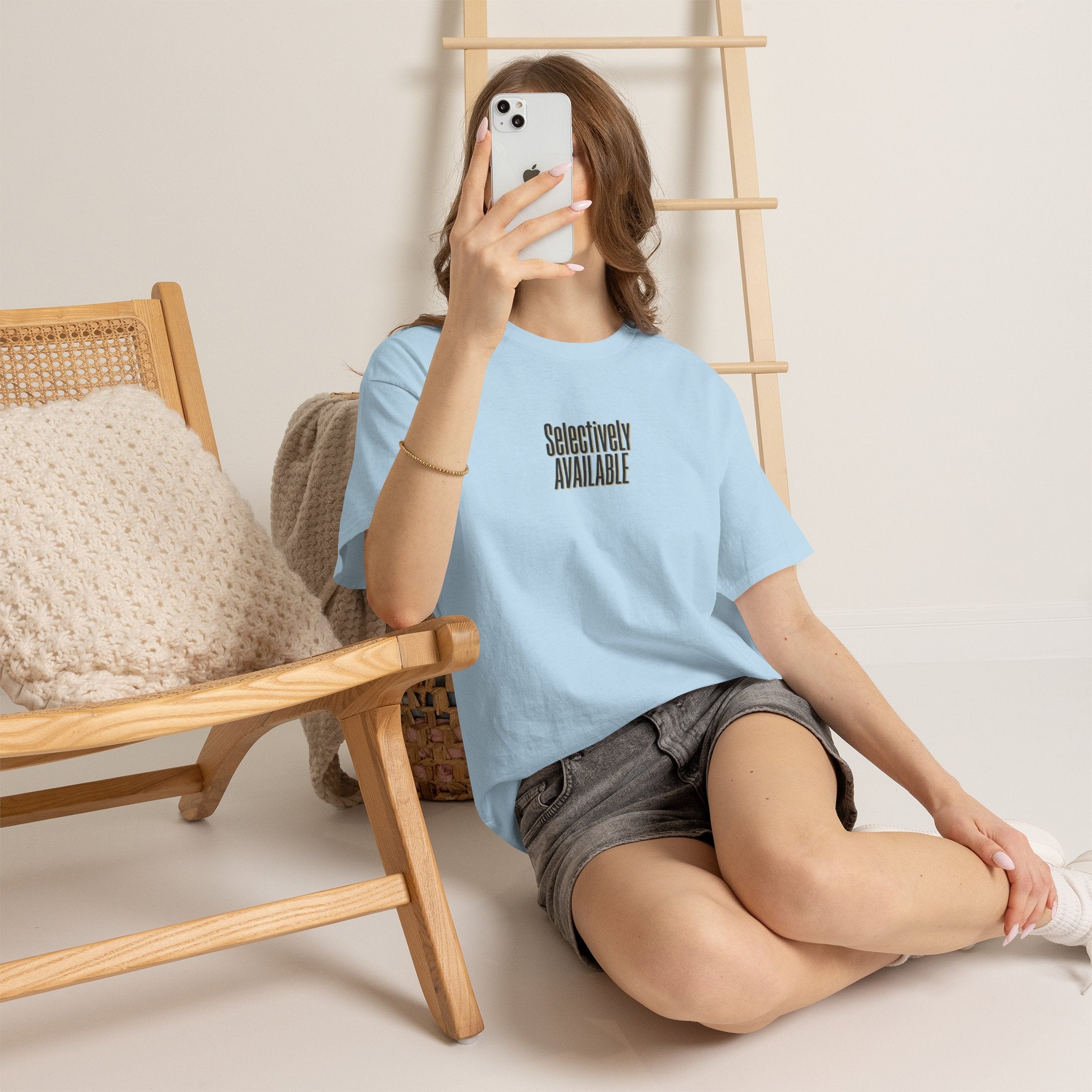 Selectively Available Graphic Tee — Minimalist Statement T-Shirt