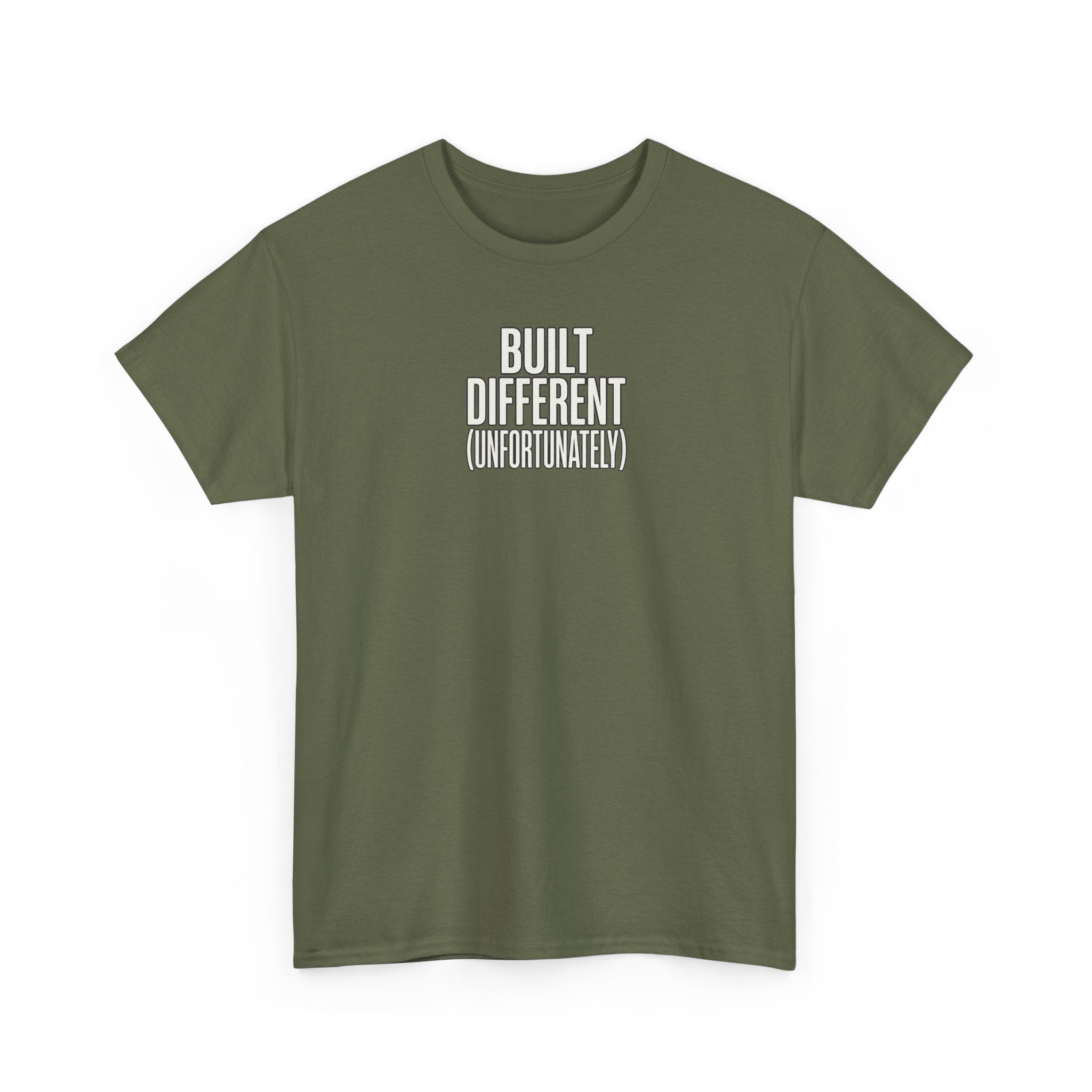 Built Different Tee — Bold Minimalist Graphic T-Shirt