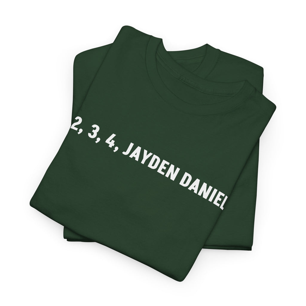 1 2 3 4 Jayden Daniels Shirt, Jayden Daniels Tee, Washington Commanders Shirt, Commanders Fan Gift, Football Fan Tee, QB Shirt