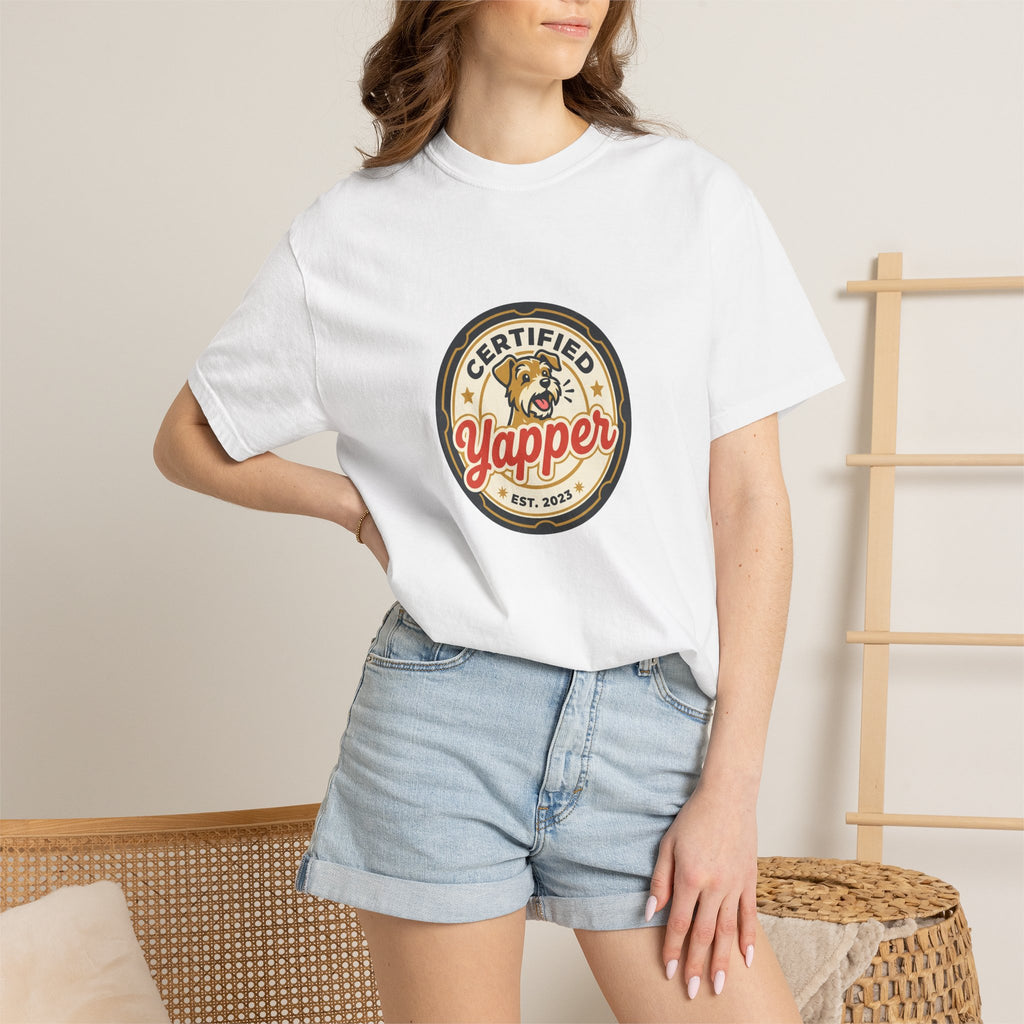 Certified Yapper T-Shirt — Funny Dog Lover Tee