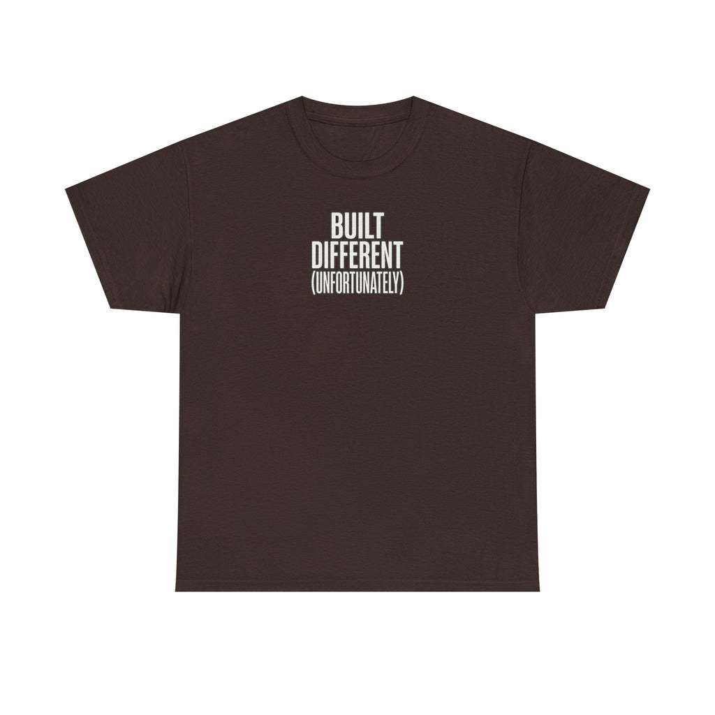 Built Different Tee — Bold Minimalist Graphic T-Shirt