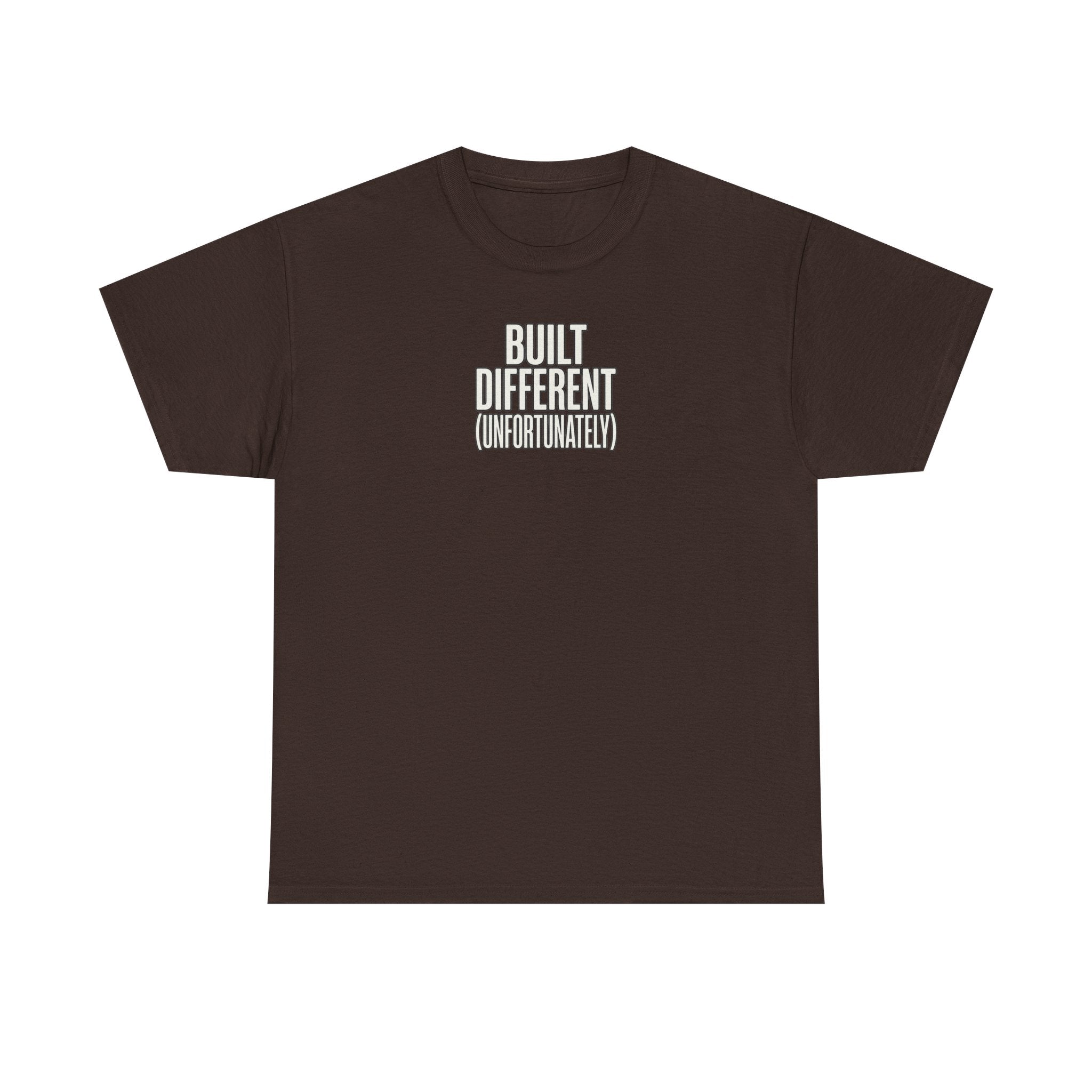 Built Different Tee — Bold Minimalist Graphic T-Shirt