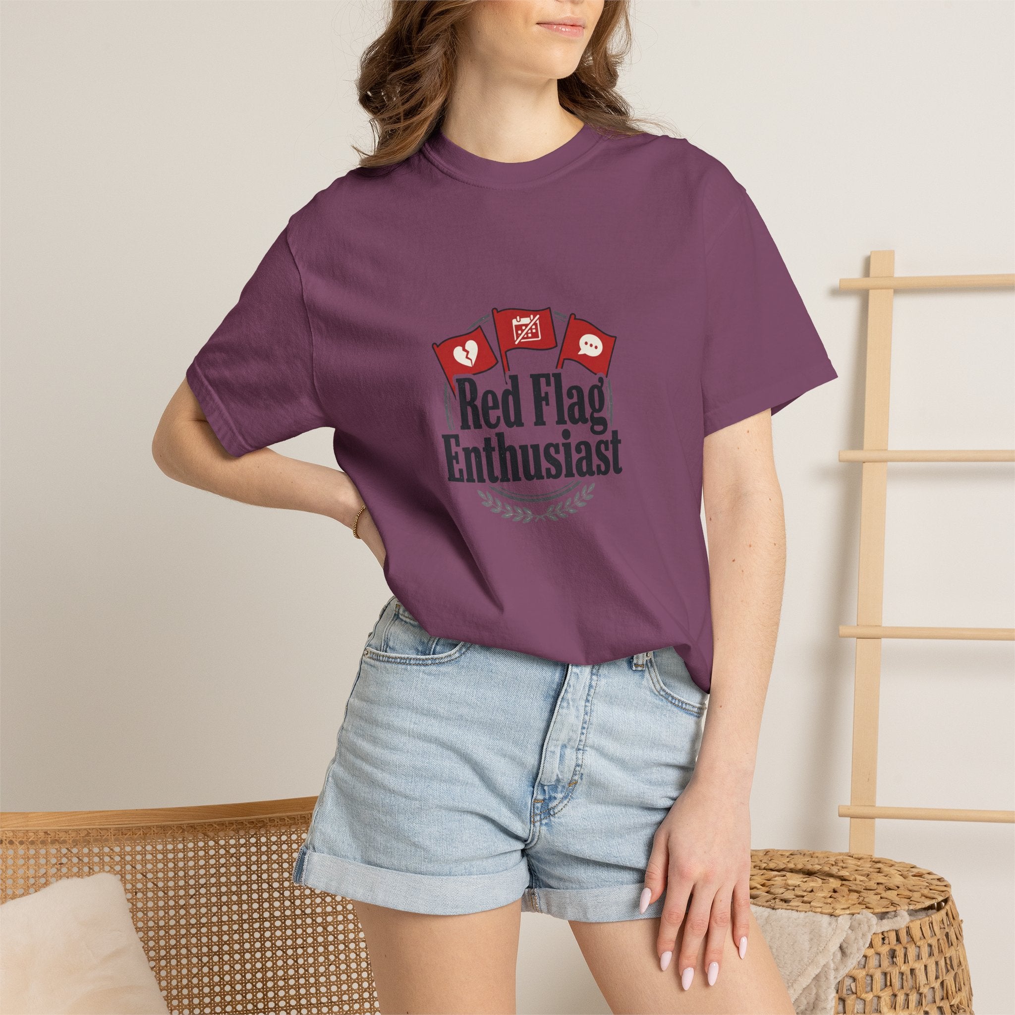 T-Shirt — "Red Flag Enthusiast" Graphic Tee