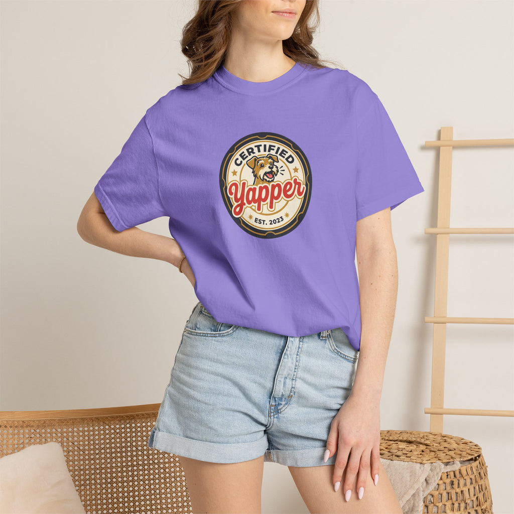 Certified Yapper T-Shirt — Funny Dog Lover Tee