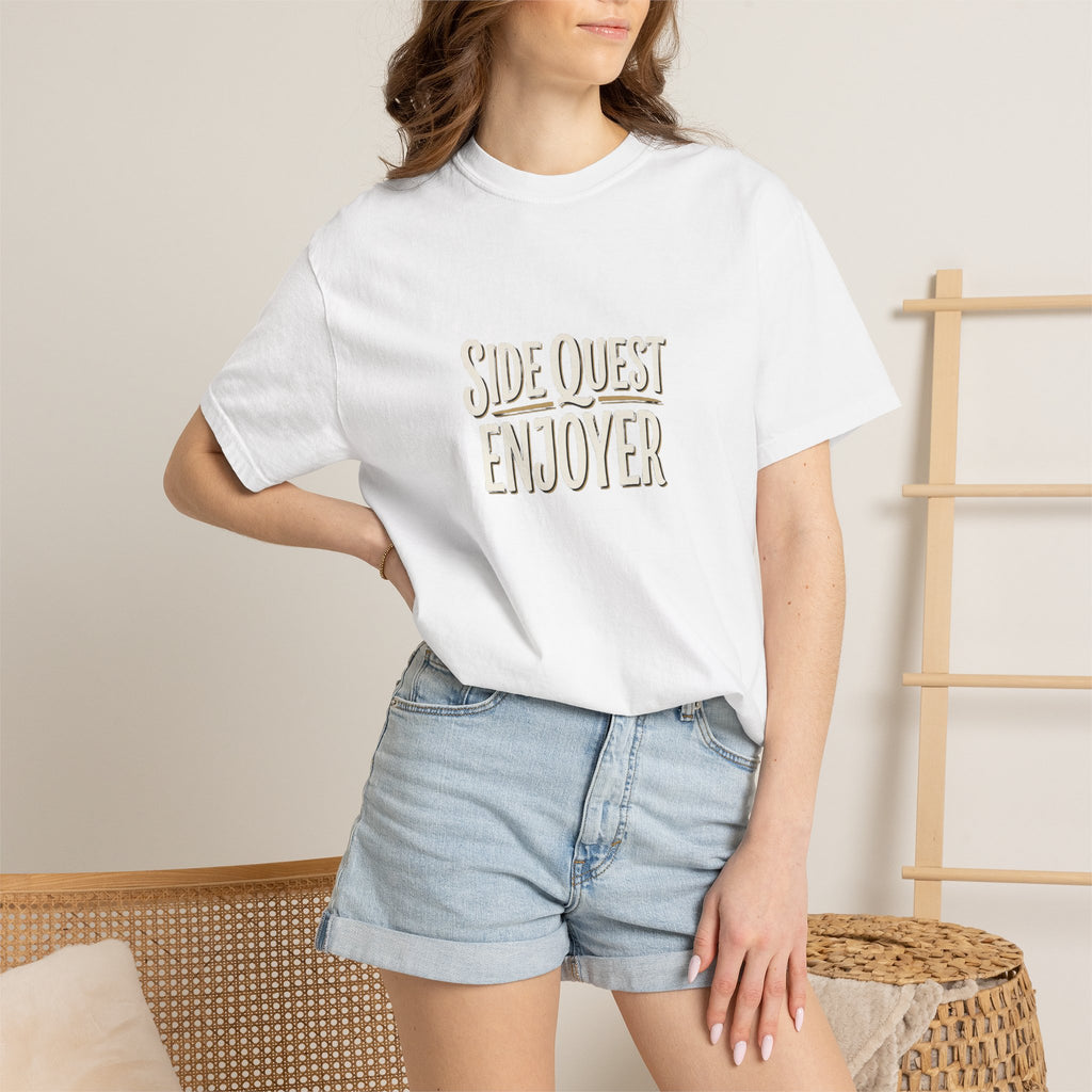 Side Quest Enjoyer T-Shirt — Retro Gamer Adventure Tee