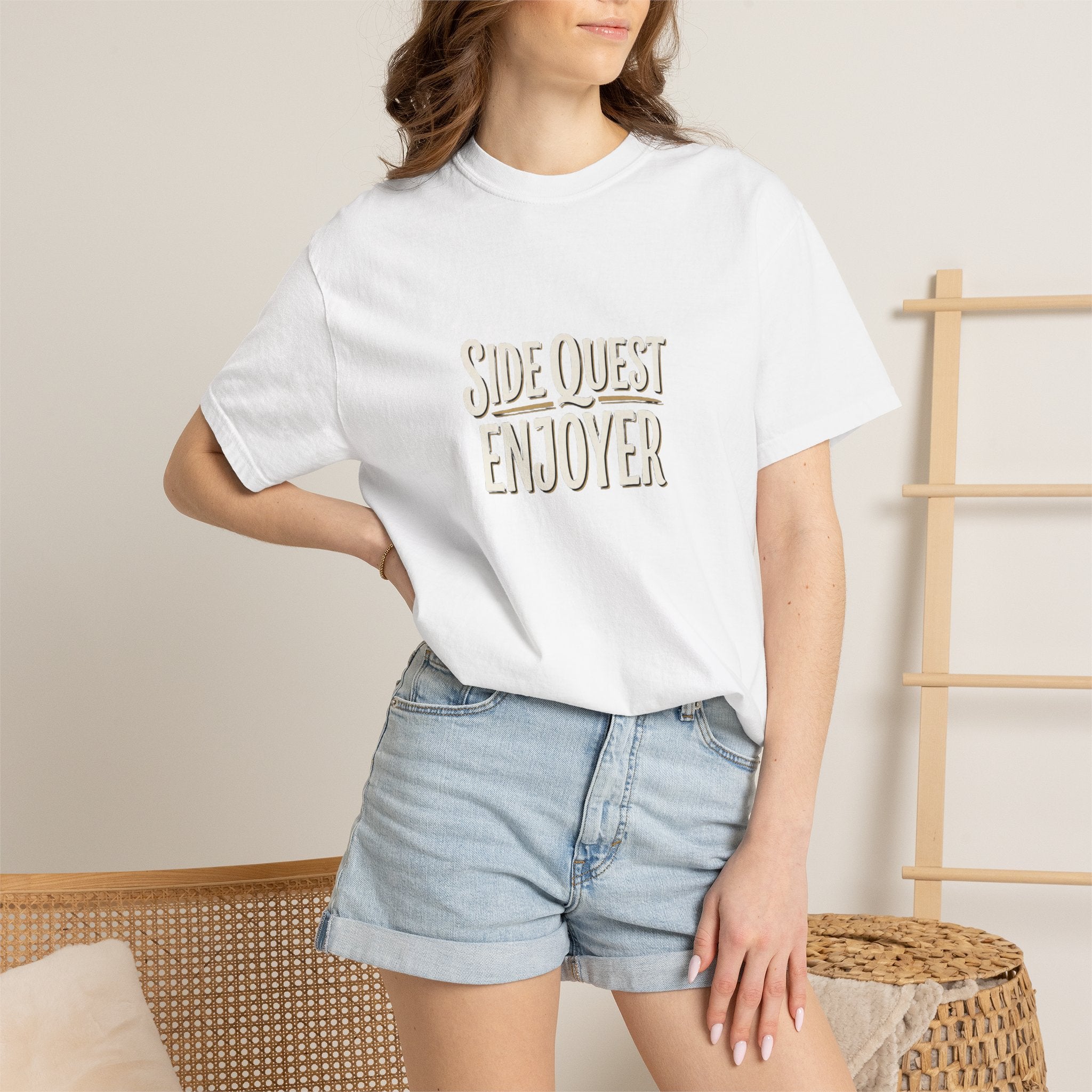 Side Quest Enjoyer T-Shirt — Retro Gamer Adventure Tee