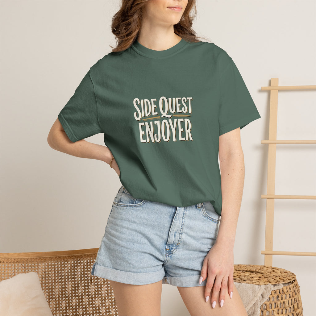 Side Quest Enjoyer T-Shirt — Retro Gamer Adventure Tee