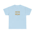 Fortune Favors the Bold Man T‑Shirt — Motivational Minimalist Graphic Tee