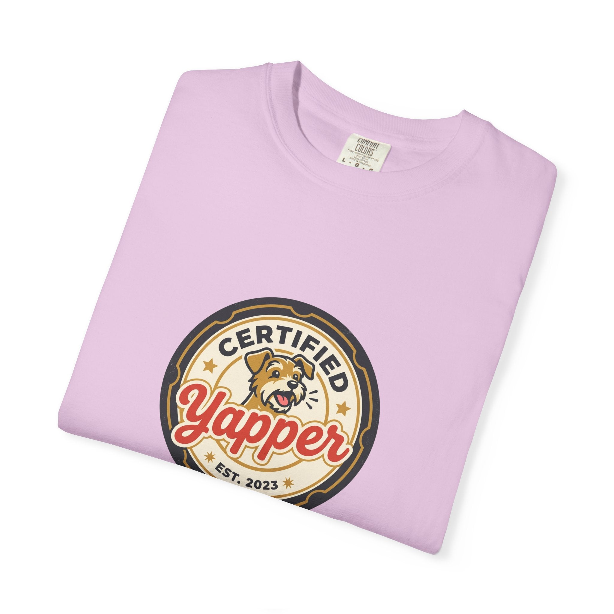 Certified Yapper T-Shirt — Funny Dog Lover Tee